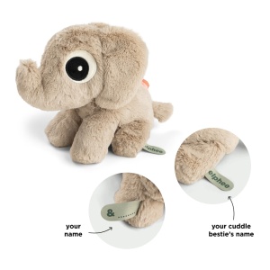 Jucarie de plus Done by Deer Cuddle Bestie Elphee Bej 20 cm - Img 2