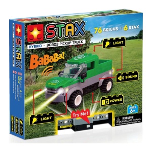 Jucarie - Set de constructie copii cu lumini si sunete Stax - Camion - Img 1
