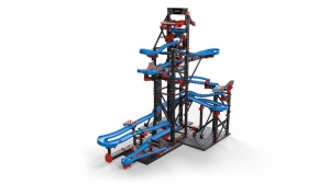 Kit STEM Cursa cu bile metalice, Fischertechnik - Img 2