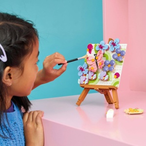 LEGO CREATOR TABLOU DECORATIV CU ARTA FLORALA 31390 - Img 4