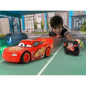 Masina Dickie Toys Cars 3 Turbo Racer Lightning McQueen cu telecomanda - Img 4