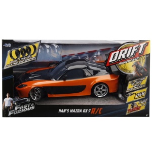 Masina Jada Toys Fast and Furious Mazda RX-7 Drift cu anvelope si telecomanda - Img 15