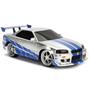 Masina Jada Toys Fast and Furious Nissan Skyline GTR 1:24 cu telecomanda - Img 7