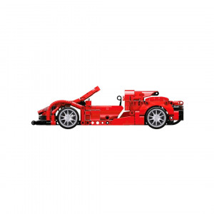 Masina sport rosie tip lego tehnic de constructie (482 piese) - Img 7