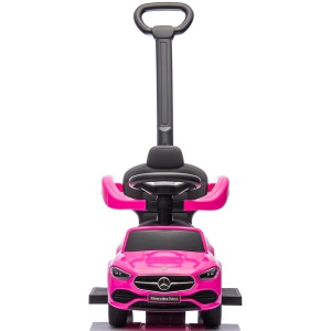 Masinuta de impins Chipolino Mercedes Benz C-Class cu maner pink - Img 2