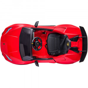 Masinuta electrica Chipolino Lamborghini Huracan red cu scaun din piele si roti EVA - Img 13