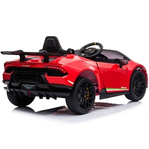 Masinuta electrica Chipolino Lamborghini Huracan red cu scaun din piele si roti EVA - Img 6