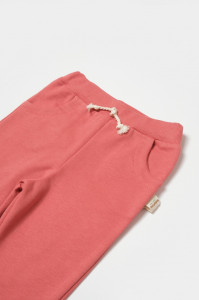 Pantaloni lungi, Two thread, 100%bumbac organic - Rose, BabyCosy
