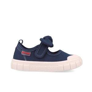 Pantofiori canvas pentru copii Garvalin 252380, bleumarin - Img 2