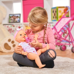 Papusa Simba New Born Baby, Baby Doll 43 cm cu accesorii - Img 4