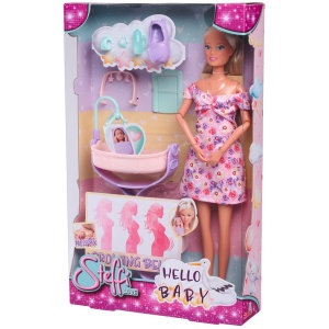 Papusa Simba Steffi Love Hello Baby 29 cm cu accesorii - Img 13