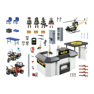 Playmobil Set Mobil Sectia Echipei Swat - Img 5