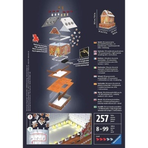 Puzzle 3D Casa Turta Dulce, 216 Piese - Img 3