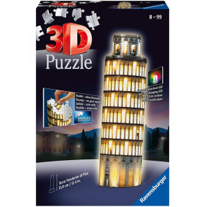 Puzzle 3D Led Turnul Din Pisa, 216 Piese - Img 2