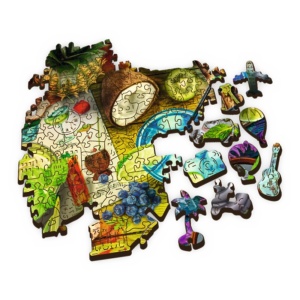 PUZZLE TREFL DIN LEMN 500+1 PIESE COCKTAILURILE COLORATE - Img 2
