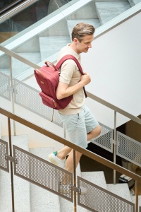 Rucsac Childhome Family Club Signature Urban Dark Burgundy - Img 3