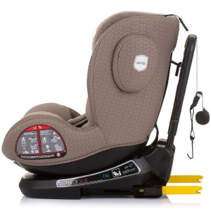 Scaun auto Chipolino Peak I-Size 40-150 cm macadamia cu sistem Isofix - Img 4