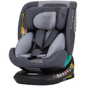 Scaun auto Chipolino Supreme I-Size 40-150 cm cu sistem Isofix granite - Img 1
