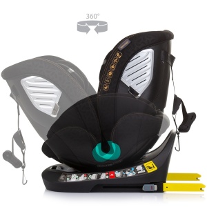Scaun auto Chipolino Supreme I-Size 40-150 cm cu sistem Isofix obsidian - Img 7