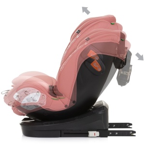 Scaun auto Chipolino Volare I-Size 40-150 cm flamingo cu sistem Isofix - Img 5