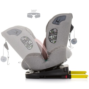 Scaun auto Chipolino X Factor I-Size 40-150 cm flamingo cu sistem Isofix - Img 6