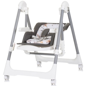 Scaun de masa Chipolino Milk Shake 2 in 1 ash grey - Img 3