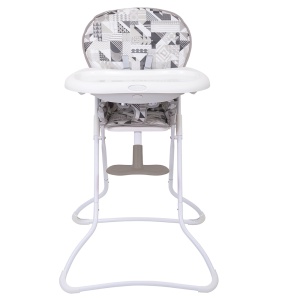Scaun de masa Graco Snack N Stow Patchwork Grey - Img 2