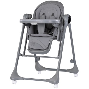 Scaun de masa si leagan electric Chipolino Master Class 2 in 1 charcoal - Img 1