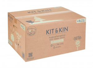 Scutece Hipoalergenice Eco Kit&Kin Chilotel Maxi, Marimea 4, 9-15 kg, 132 buc - Img 1