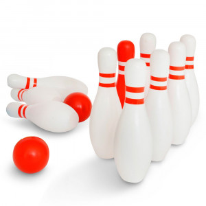 Set de bowling din lemn - Img 1