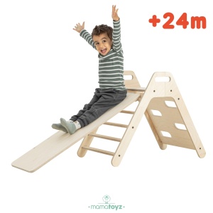 Set de cățărat Montessori cu tobogan Pikko, MamaToyz