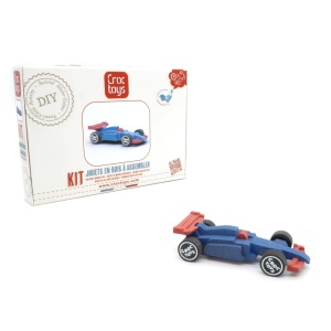 Set de constructie masina de curse, Croc toys