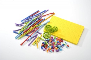 Set de construit cu magnet Spaghetteez 70 piese - Img 3