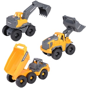 Set Dickie Toys Construction Set cu 3 vehicule 16 cm - Img 2