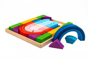 Set Handmade, Constructor din Lemn Arca Mare - Img 2