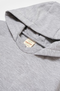 Set hanorac cu gluga si pantaloni, Two thread, 100%bumbac organic - Gri, BabyCosy