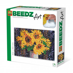 Set margele de calcat Beedz Art - Floarea soarelui - Img 1