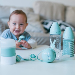 Welcome baby set, verde, Hygge Suavinex
