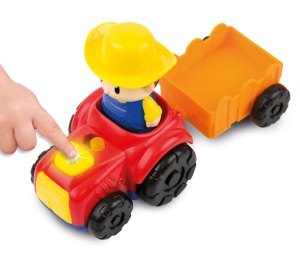WINFUN TRACTORAS CU REMORCA SI FIGURINA FERMIER - Img 3