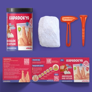 Arkerobox - Mini set arheologic educational si puzzle 3D, Cappadocia