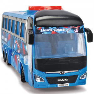 Autobuz Dickie Toys MAN Lion's Coach 26,5 cm albastru - Img 4