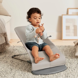 BabyBjorn - Balansoar Bliss Sand Grey, 3D Jersey - Img 3