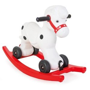 Balansoar pentru copii Pilsan Pony Horse white fara muzica