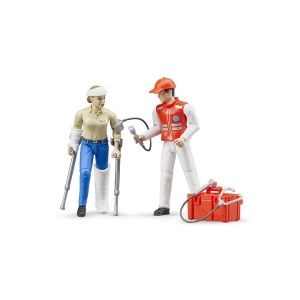 Bruder - Figurine Asistenti Ambulanta Si Accesorii - Img 4