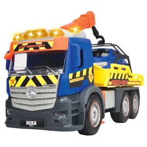 Camion de tractare Dickie Toys Mercedes Recovery cu masinuta - Img 1