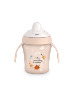 Cană antrenament, 200 ml, roz, Wonder, Suavinex