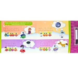 Carticica Scriu si Sterg Alphablocks - Cuvinte magice