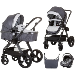 Carucior Chipolino Havana 3 in 1 silver grey - Img 1