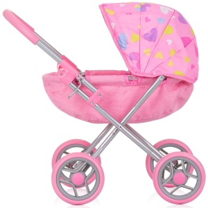 Carucior pentru papusi Chipolino Daisy hearts - Img 2