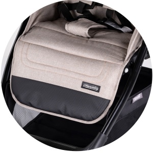 Carucior sport Chipolino Ultera cu husa picioare tiramisu - Img 11